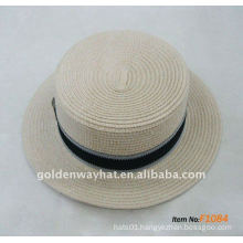fashion paper hat top flat hats panama hats cheap for promotional